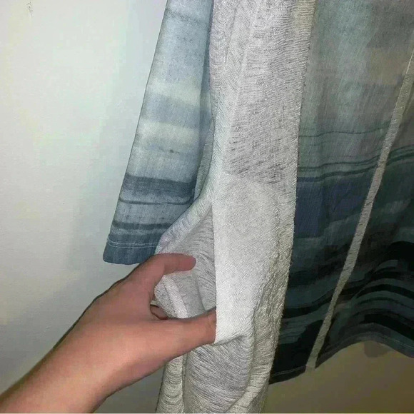 Women’s Terra by SJ Apparel Art to Wear Skyscape Tunic Top Mixed Media Small - Picture 2 of 10